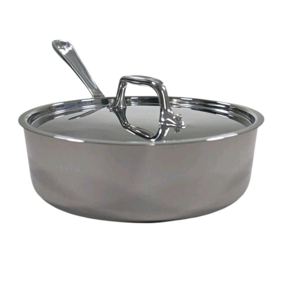 All-Clad Stainless 2 Qt Saute Pan with Lid 5402 New in Box Metalcrafters Vintage